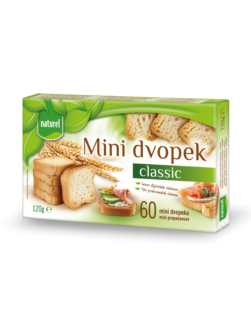Mini dvopek Naturel